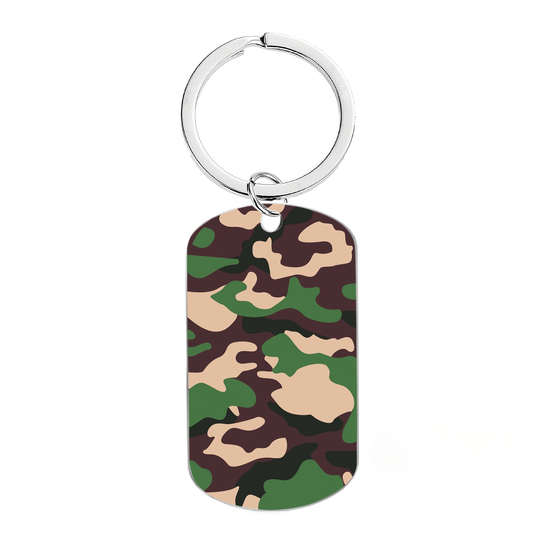 Wholesale Camouflage Series Metal Keychain